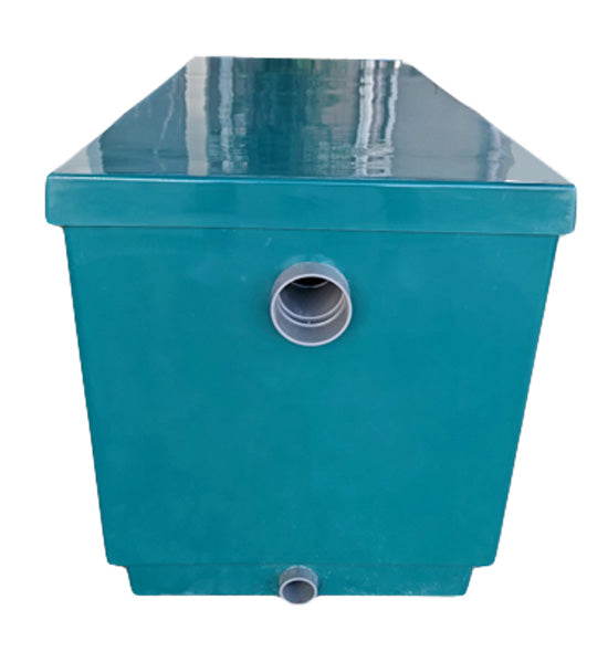 ライフ商事 FRP製生物濾過槽 2-1型 1槽式 本体+濾材 ビニロック マットろ材1式+殺藻灯(岩崎電気15W1灯式) 送料無料(東北 九州 北海道 沖縄 離島は別途見積)