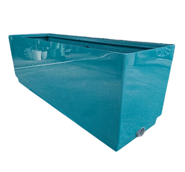 ライフ商事 FRP製生物濾過槽 3-1型 1槽式 本体+濾材 ビニロック マットろ材1式+殺藻灯(岩崎電気15W2灯式) 送料無料(東北 九州 北海道 沖縄 離島は別途見積)