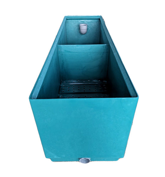 ライフ商事 FRP製生物濾過槽 3-1型 1槽式 本体+濾材 ビニロック マットろ材1式 送料無料(東北 九州 北海道 沖縄 離島は別途見積)