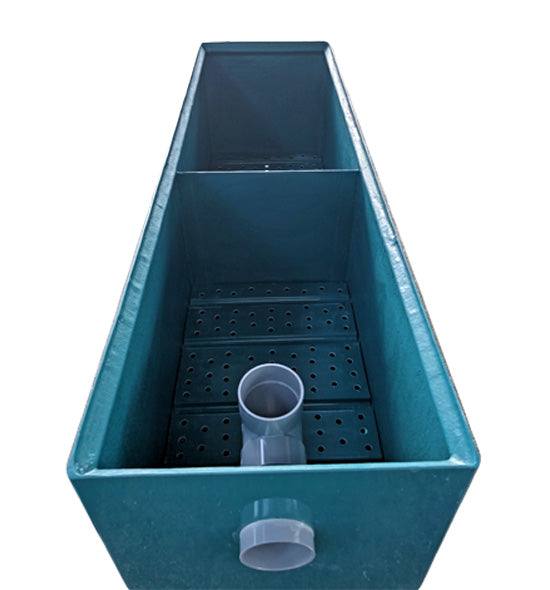 ライフ商事 FRP製生物濾過槽 3-1型 1槽式 本体+濾材 ビニロック マットろ材1式 送料無料(東北 九州 北海道 沖縄 離島は別途見積)