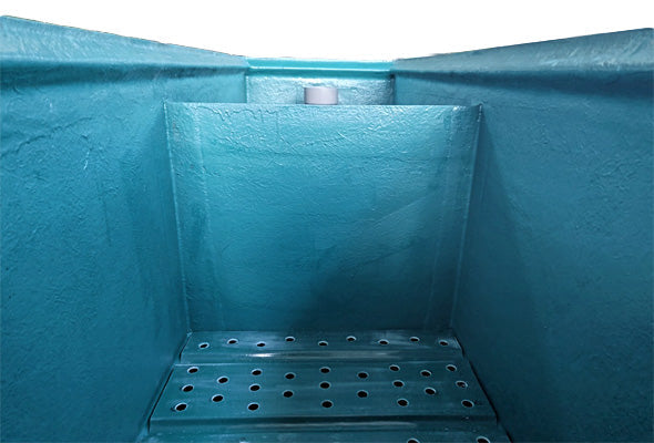 ライフ商事 FRP製生物濾過槽 3-1型 1槽式 本体+濾材 ビニロック マットろ材1式 送料無料(東北 九州 北海道 沖縄 離島は別途見積)