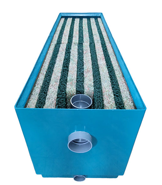 ライフ商事 FRP製生物濾過槽 3-1型 1槽式 本体+濾材 ビニロック マットろ材1式 送料無料(東北 九州 北海道 沖縄 離島は別途見積)