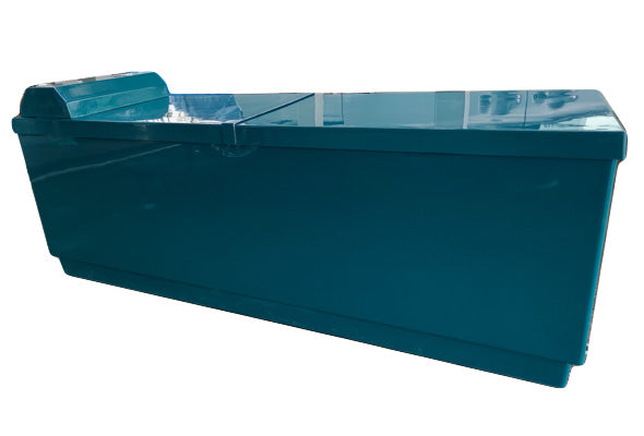 ライフ商事 FRP製生物濾過槽 3-3型 3槽式 本体+濾材 ビニロック マットろ材1式+殺藻灯(岩崎電気15W2灯式) 送料無料(東北 九州 北海道 沖縄 離島は別途見積)