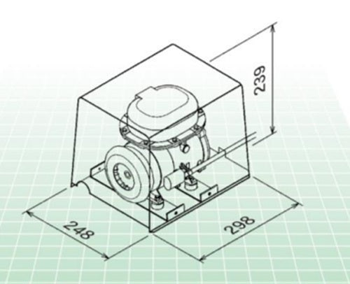 大晃 ダイアフラムブロワ DF-60(100V) 送料無料 但、一部地域除 同梱不可 (コピー)