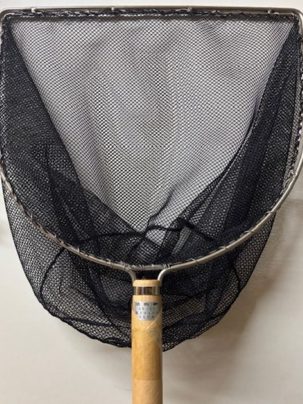 プロ用活魚水槽用網ST-13扇網 径390mm 柄長600mm 深さ300〜350mm 細目3mm