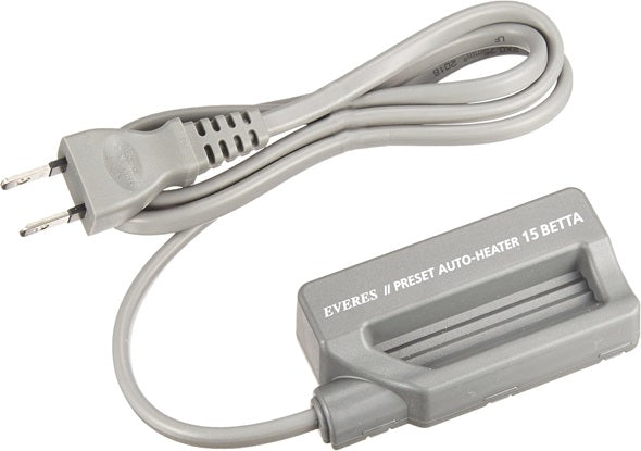エヴァリス プリセットオートヒーター 15 BETTA ベタ専用オートヒーター 送料無料 但、一部地域除 2点目より500円引  メール便にて発送 発送目安2-3日