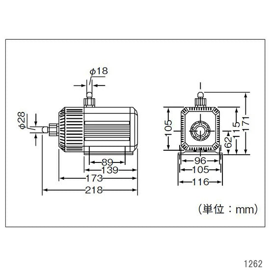 エーハイム 水陸両用ポンプ 1262 60Hz 淡水・海水両用 送料無料 2点目より300円引