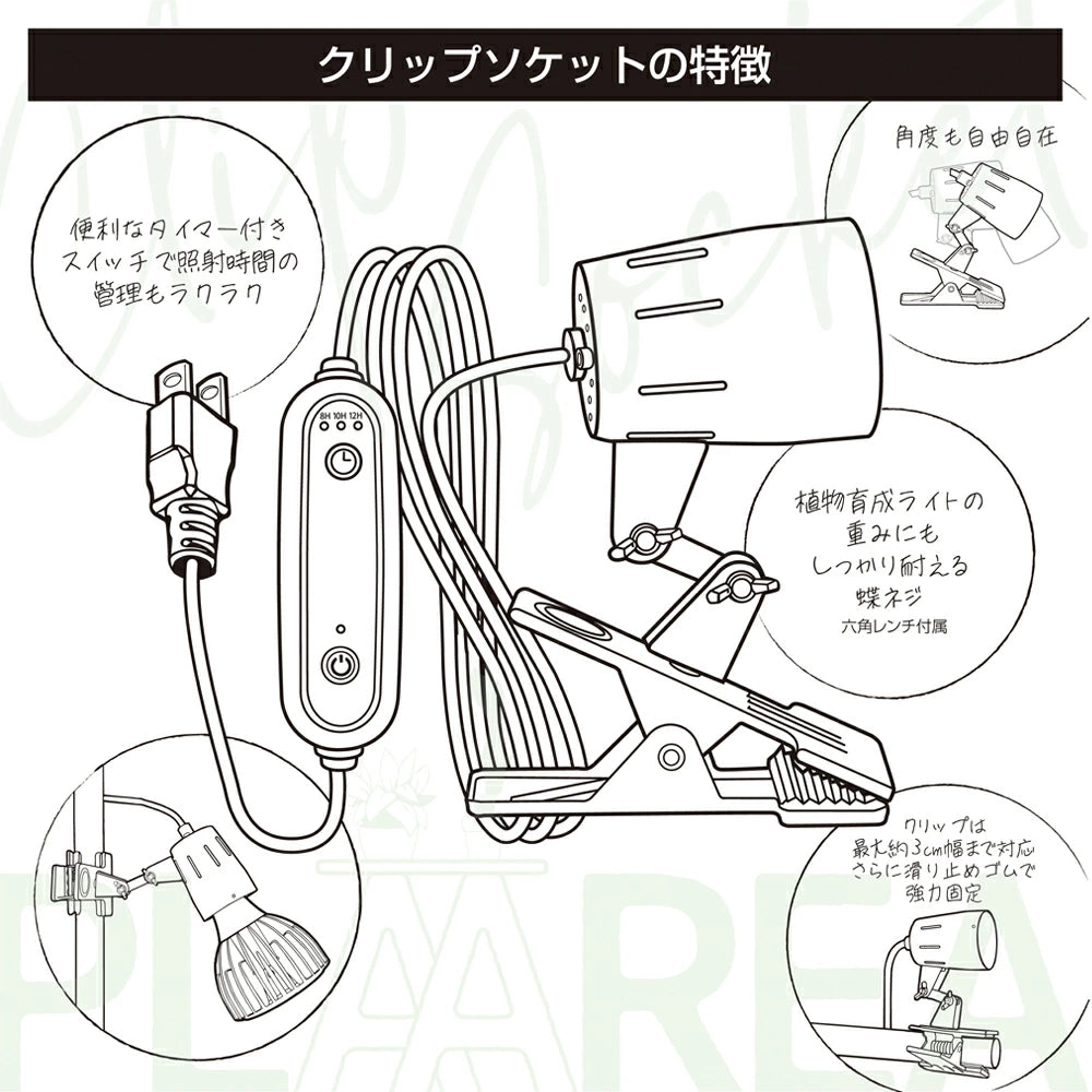 プラエリア クリップソケット 送料無料 但、一部地域除 2点目より500円引