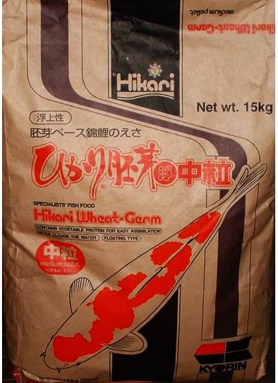 キョーリン ひかり胚芽 中粒 浮上 15kg 同梱不可 送料無料 但、一部地域除