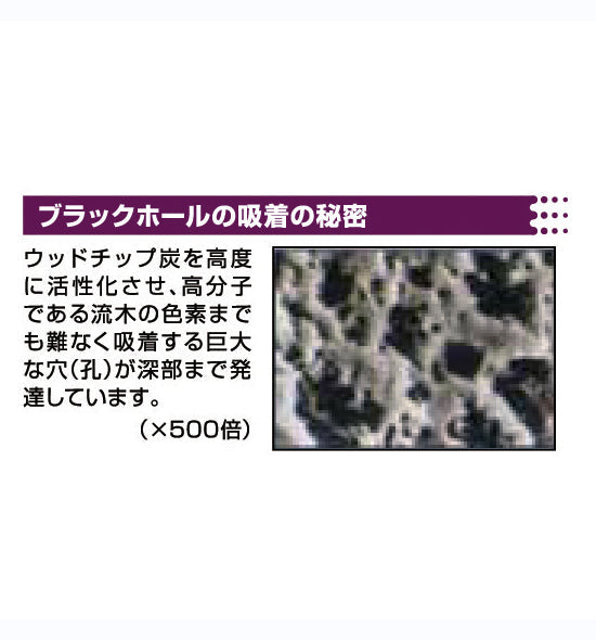 キョーリン ひかりウェーブ 超高性能活性炭 ブラックホール徳用 60cm水槽用 5個入り(5回分) 送料無料 但、一部地域除 2点目より400円引