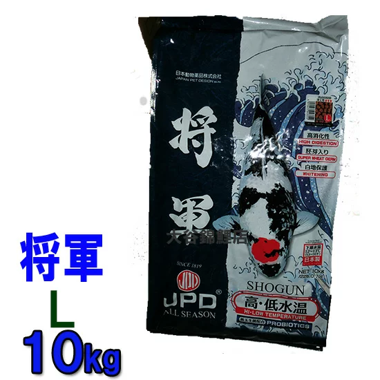 日本動物薬品 将軍 L 浮上 10kg 1袋 送料無料 但、一部地域除