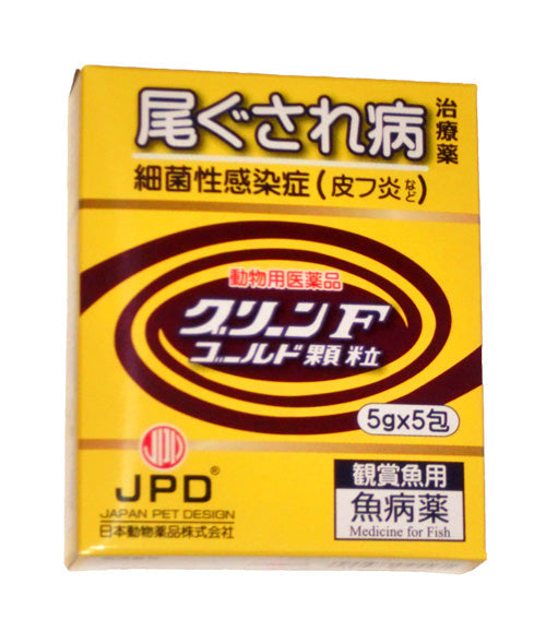 日本動物薬品 グリーンFゴールド顆粒 25g(5g×5包) 1箱 代引不可 送料無料 但、一部地域除 2点目より700円引