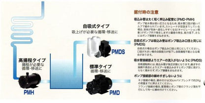 在庫品 三相電機 マグネットポンプ PMD-641B2P 単相100V 50Hz/60Hz共通 ネジ接続型　送料無料 但、一部地域除 代引/同梱不可