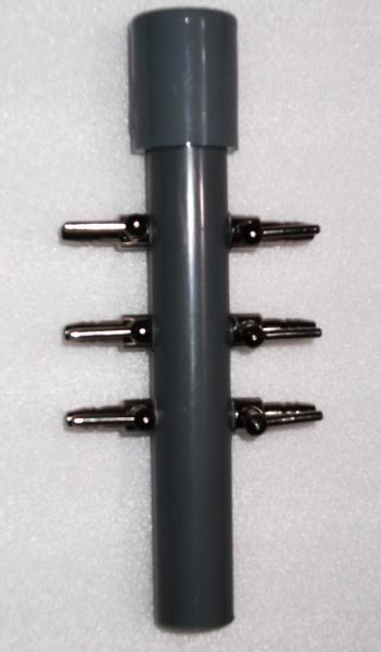 エアーチューブ用 6方分岐管 送料無料 メール便での発送/代引・日時指定不可 2点目より400円引