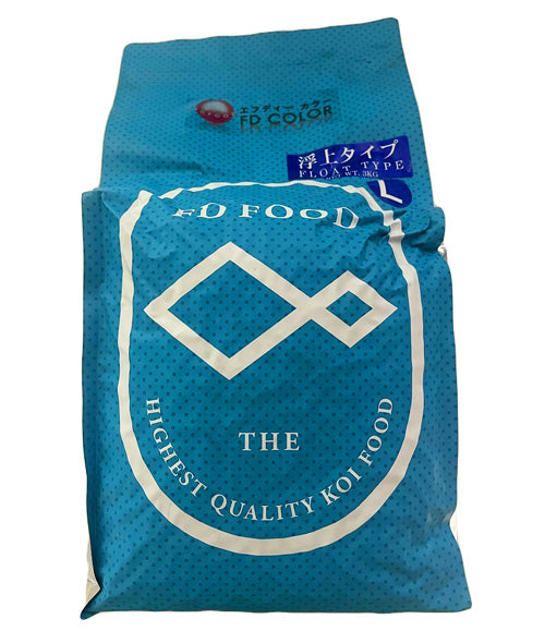 FDフード 最高級色揚飼料 カラー L 浮 3kg 送料無料 但、一部地域配送不可 2点目より400円引