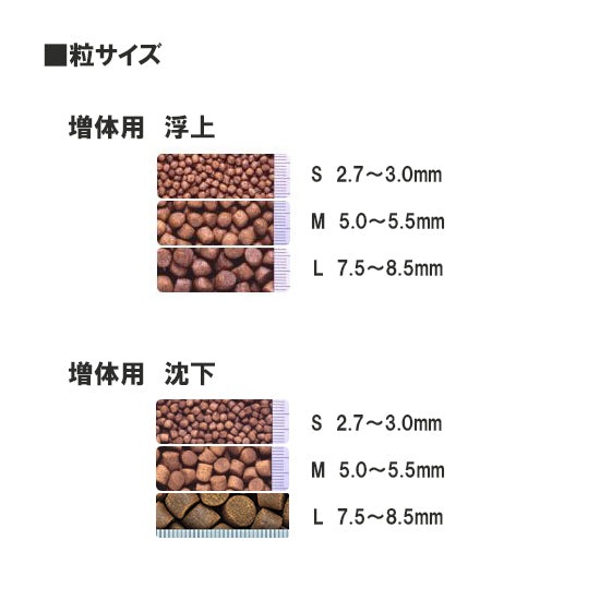 キョーリン 咲ひかり 増体用 S 沈下 1kg 計売 (密封包装)