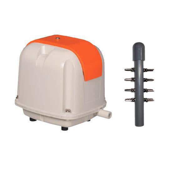 安永 エアーポンプ AP-60G + 8方分岐管 送料無料 但、一部地域除 同梱不可 2点目より400円引