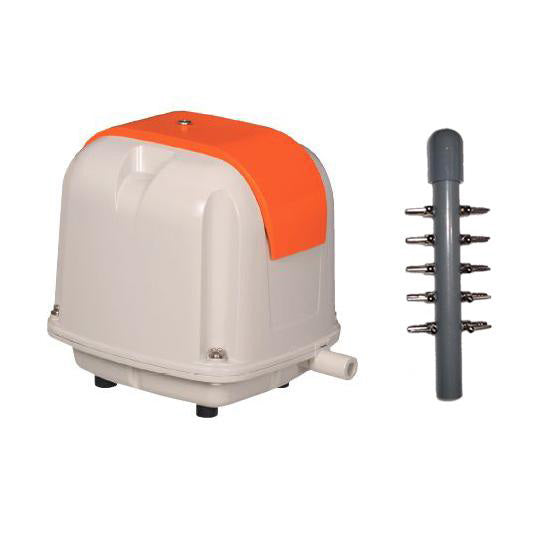 安永 エアーポンプ AP-60G + 10方分岐管 送料無料 但、一部地域除 同梱不可 2点目より400円引