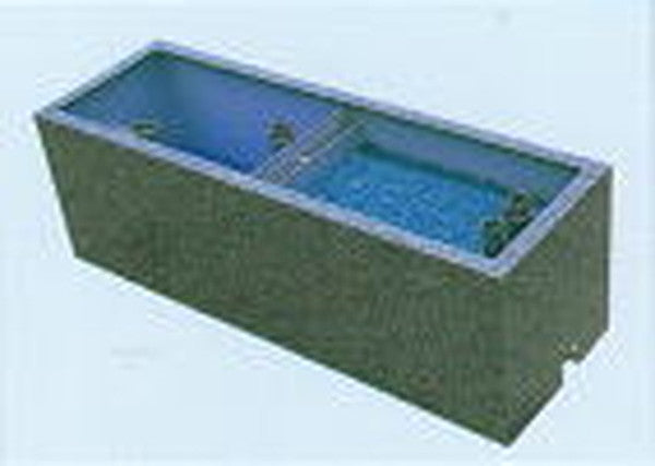 テクノ販売 FRP濾過槽 C型2槽 スノコ付 濾材なし 代引不可 同梱不可 送料別途見積