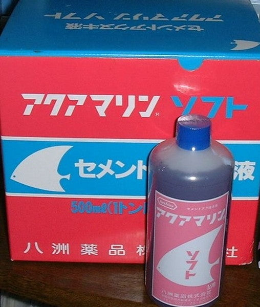 コンクリートのアク抜き液 アクアマリンソフト 500ml(1t用)6本 送料無料 但、一部地域除