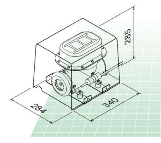 大晃 ダイアフラムブロワ DF-100(単相100V) 送料無料 但、一部地域除 同梱不可