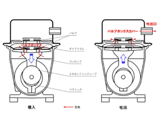 大晃 ダイアフラムブロワ DF-120(単相100V) 送料無料 但、一部地域除 同梱不可