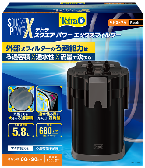 テトラ フリーパワーエックスフィルター FPX-60 送料無料 但、一部地域除　2点目より200円引