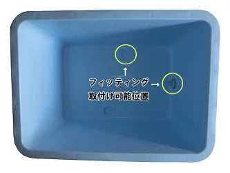 サンコー ジャンボックス#200 フィッティング付 色:ライトブルー個人宅配送不可 沖縄・離島は送料別途見積 同梱不可