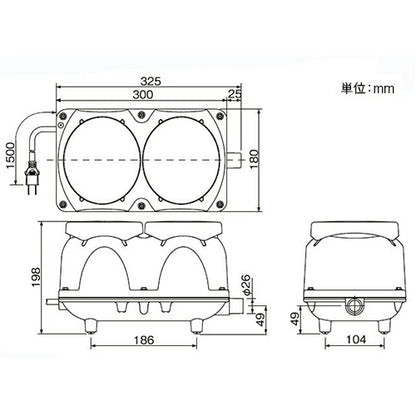 フジクリーン工業(マルカ) エアーポンプ EcoMac150＋MVP1S 送料無料 但、一部地域除