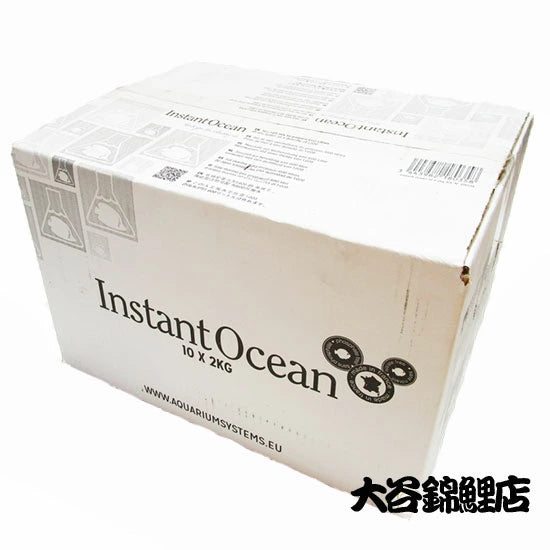 ナプコ インスタントオーシャン 600L 60L×10袋入 20kg・箱タイプ 人工海水 送料無料 但、一部地域除