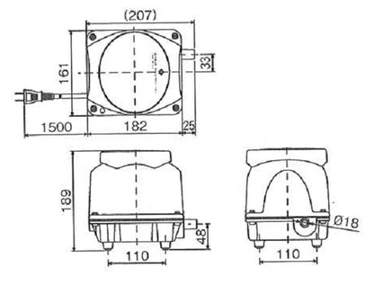 フジクリーン工業(マルカ) エアーポンプ EcoMac150＋MVP1S　送料無料 但、一部地域除