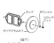 安永 エアーポンプAP-50F/60F/80F用ロッド 送料無料 但、一部地域除　納期１から３日で発送
