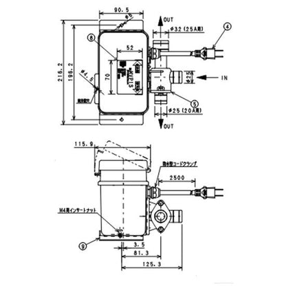 フジクリーン工業(マルカ) エアーポンプ EcoMac150＋MVP1S　送料無料 但、一部地域除