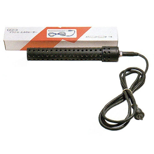 日本製 日東(ニットー) チタンヒーター 単相100V 500W(ネジ付・投込可)プラグ無 ＋ヒーターカバー(ネジ付) 　送料無料