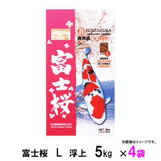 新処方 日本動物薬品 富士桜 L 浮上 5kg×4袋 送料無料 但、一部地域除 2点目より300円引