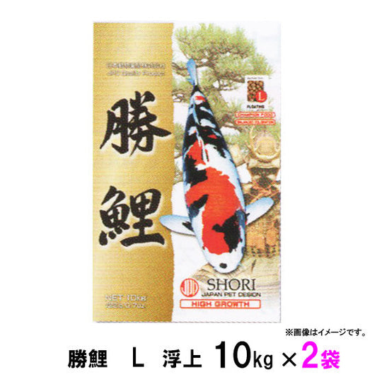 新処方 日本動物薬品 勝鯉 L 浮上 10kg×3袋 送料無料 但、一部地域除 同梱不可