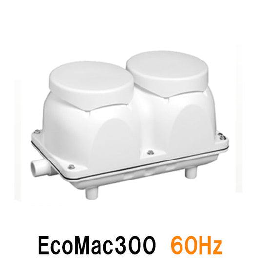 フジクリーン工業 エアーポンプ EcoMac300 60Hz 代引不可 送料無料 但、一部地域除