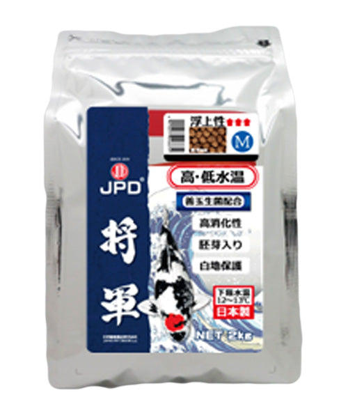 日本動物薬品 将軍 M 浮上 2kg 1袋 白地保護 送料無料 但、一部地域除 2点目より600円引