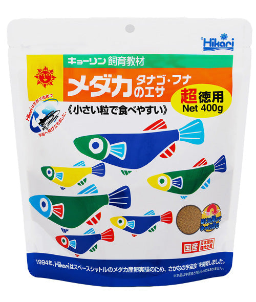 キョーリン メダカのエサ 超徳用 400g 送料無料 但、一部地域除 2点目より400円引