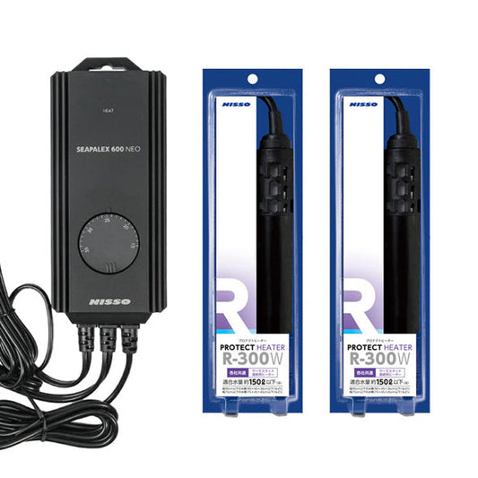 ニッソー シーパレックス600NEO + プロテクトヒーター R-300W 2本 送料無料 2点目より400円引